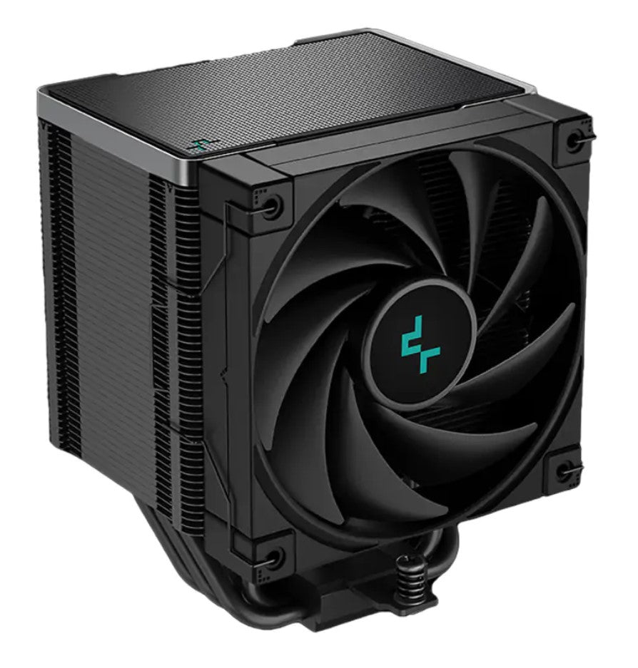DeepCool AK500 Zero Dark High-Performance CPU Cooler, 5 Copper Heat Pipes, Single-Tower Heatsink, 120mm FDB PWM Fan, 240W LGA1851/1700/AM5/AM4 DeepCool AK500 Zero Dark High-Performance CPU Cooler, 5 Copper Heat Pipes, Single-Tower Heatsink, 120mm FDB PWM Fan, 240W LGA1851/1700/AM5/AM4